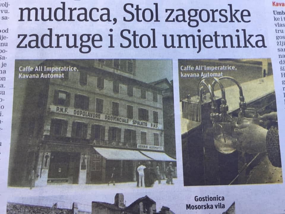the automat in Croatia
